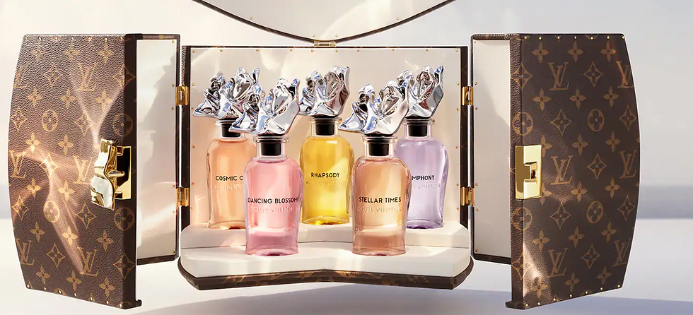 Louis Vuitton Les Extraits Collection by Frank Gehry