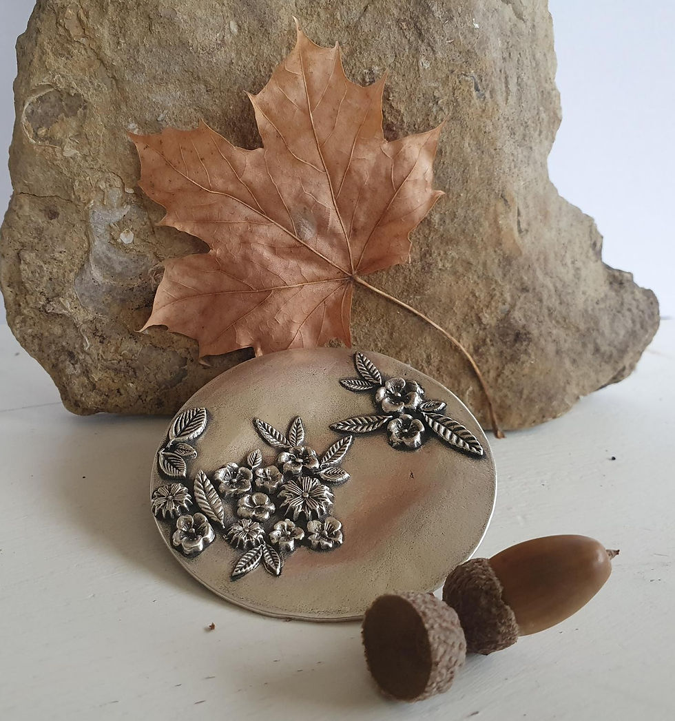 Small silver pin dish