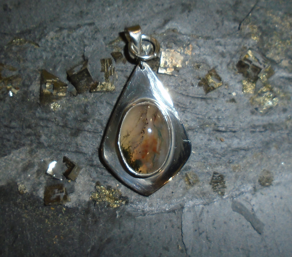 Moss Agate pendent
