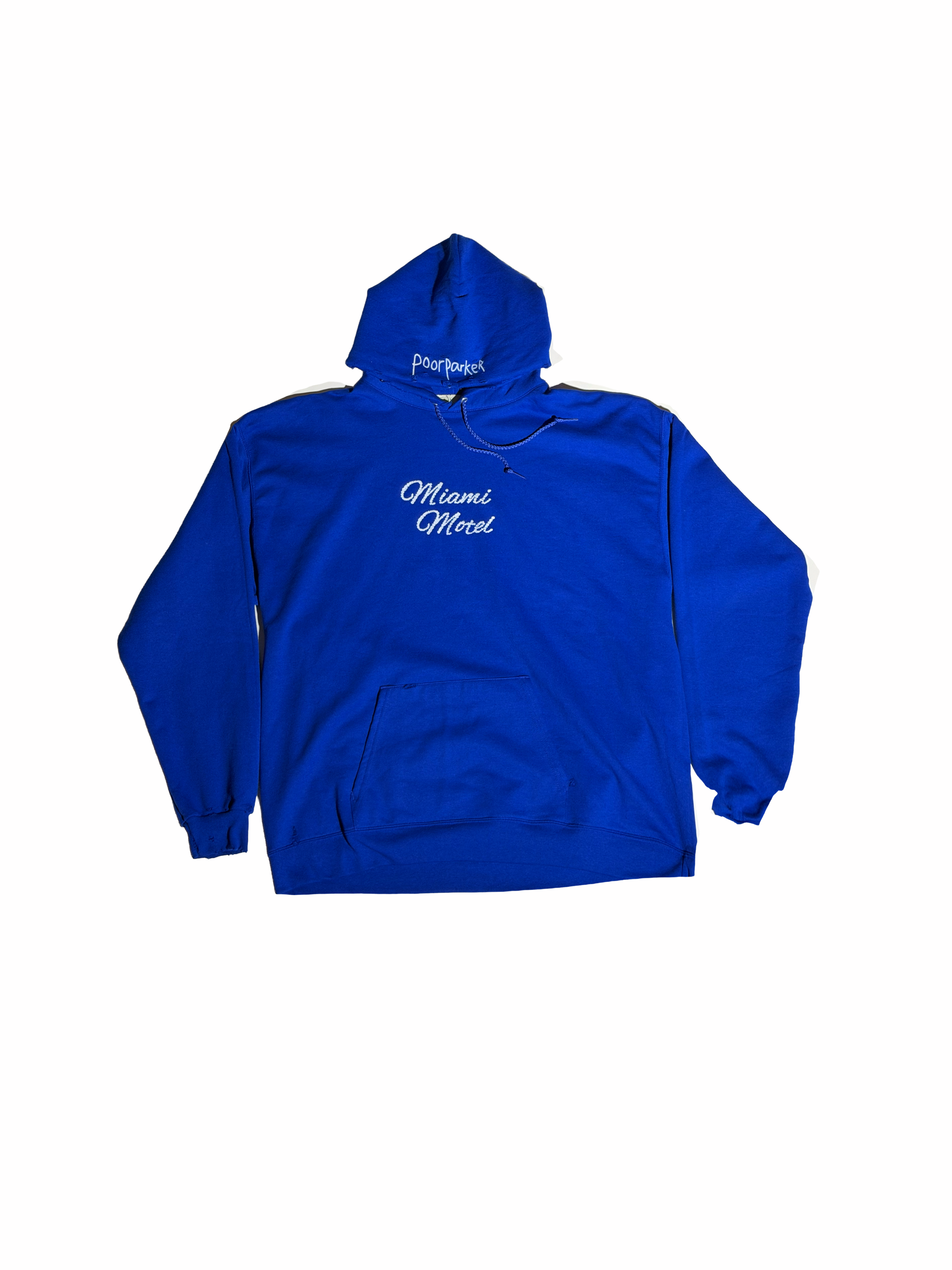 Blue Miami Motel Hoodie