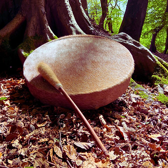 Leben in Einklang Bernadette Vanderstraeten - Schamanische Trommel