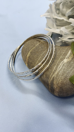 Trinity Bangle | Quicksilver