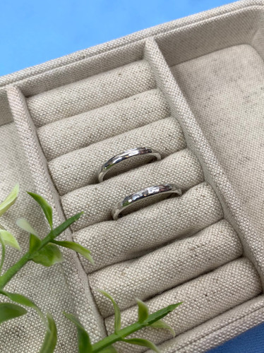 Quicksilver Rings Slim Ring - Plain or Hammered | Quicksilver