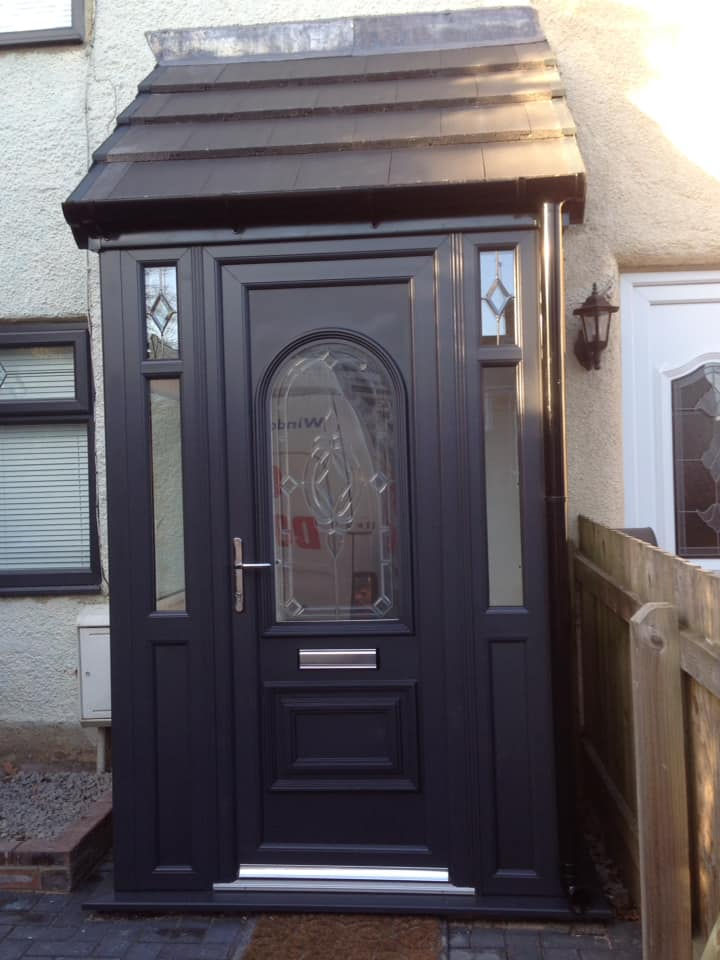 Brown UPVC Porch