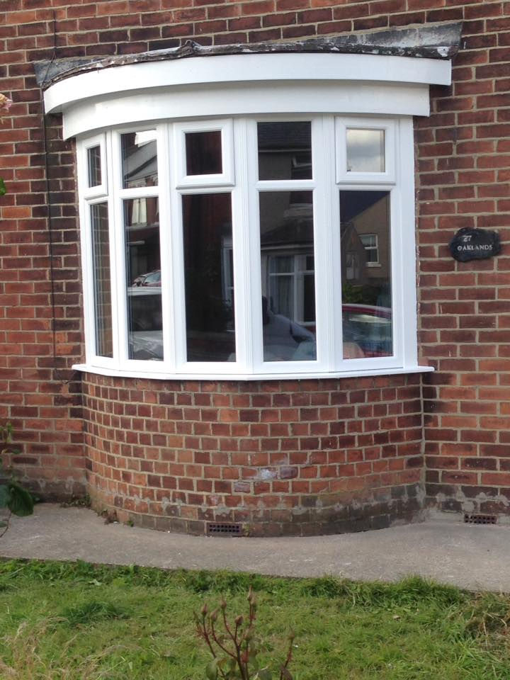 White UPVC Bay Window