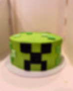 Minecraft birthday cake