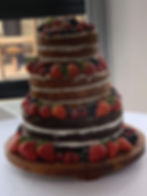 Flowers wedding cake