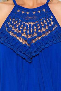 Thumbnail: Royal Blue Crochet Tank