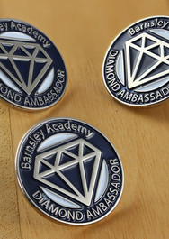 Barnsley Academy pin badge for ambassadors