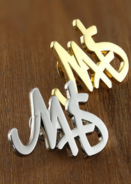 Prefect badges designed in the shape of the logo