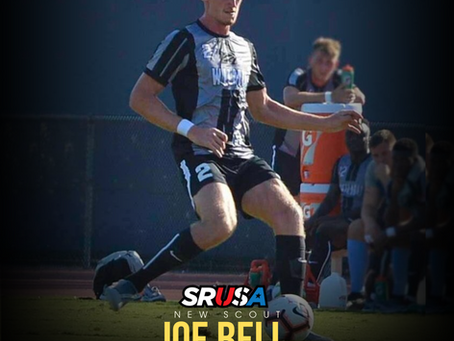 Former All-American and CACC Defender of the Year, Joe Bell, joins SRUSA as a Scout