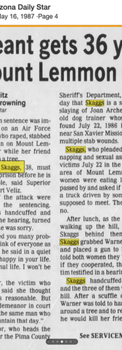 Stephen Skaggs sentenced for attacks