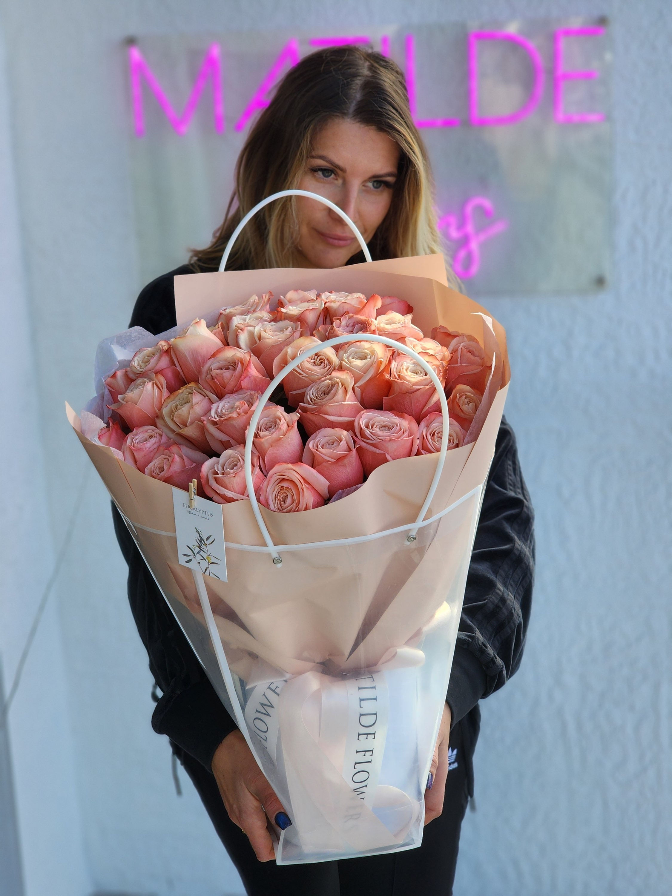 Peach Rose Wrap