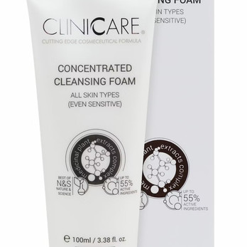 CLINICCARE cleansing foam rengöring alla hudtyper