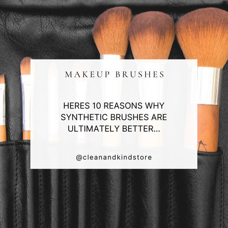 10 reasons why Synthetic Brushes are better