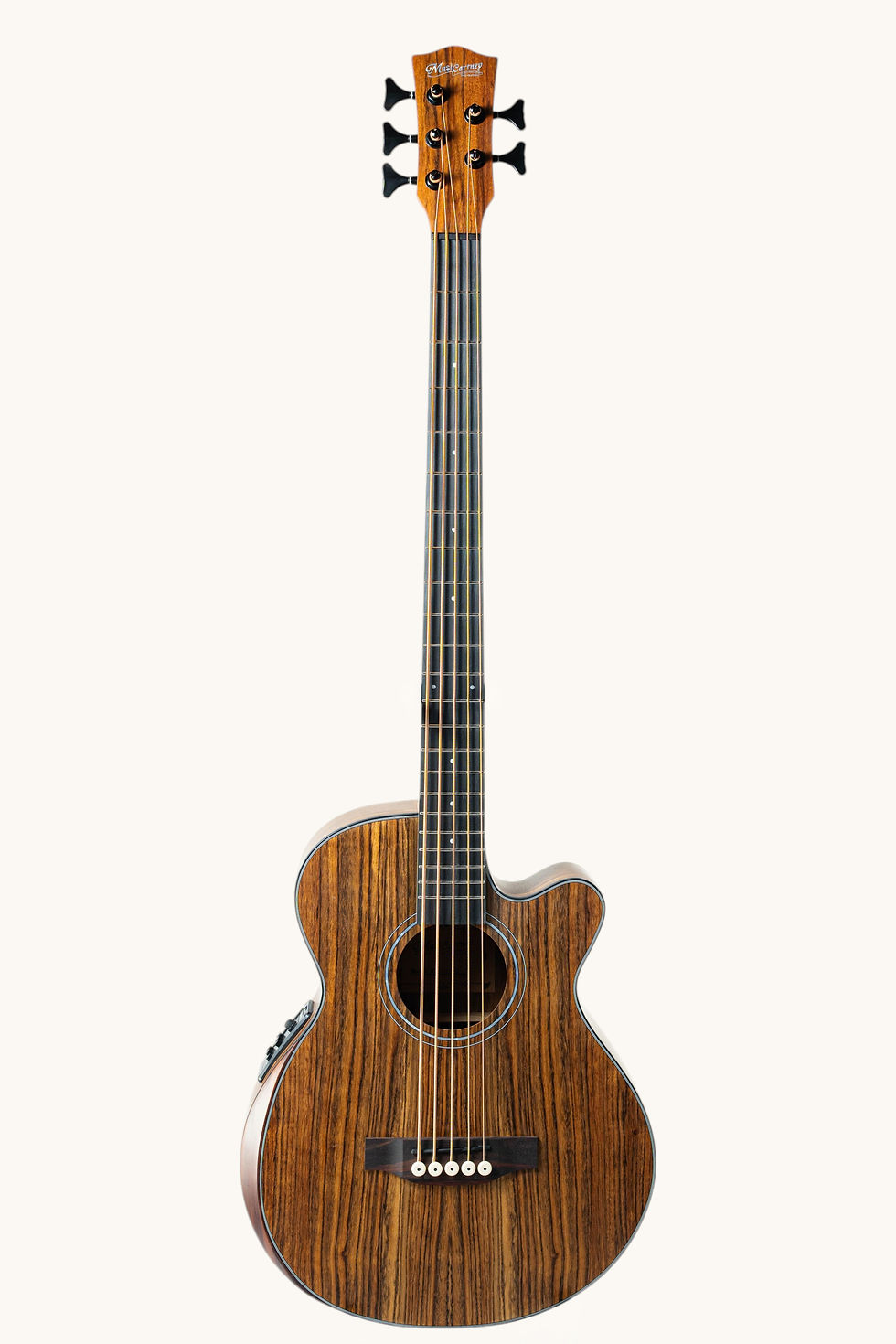 Miniatura: BAJO ELECTROACÚSTICO 5 CUERDAS, MADERA DE KOA