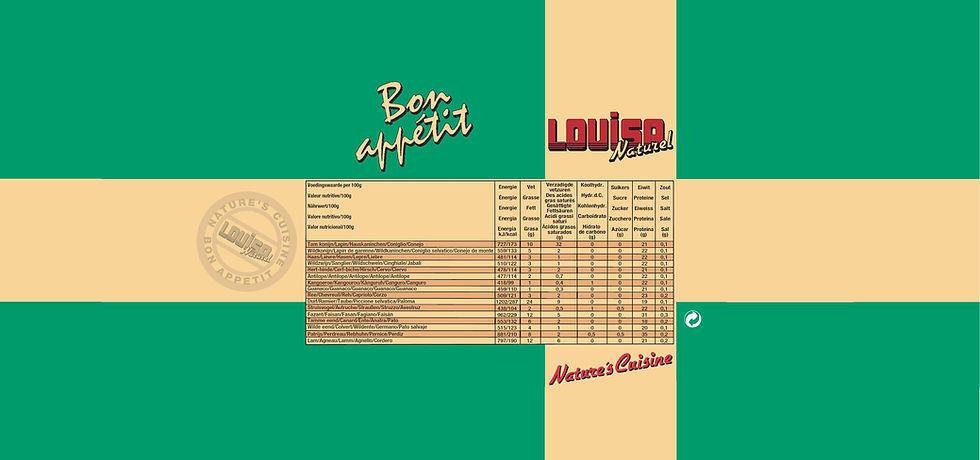 VAN LEENDERT LOUISA NATUREL PACKING BAG.