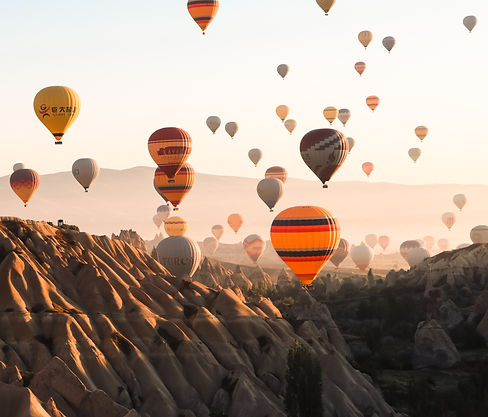 Sunrise With Ballons