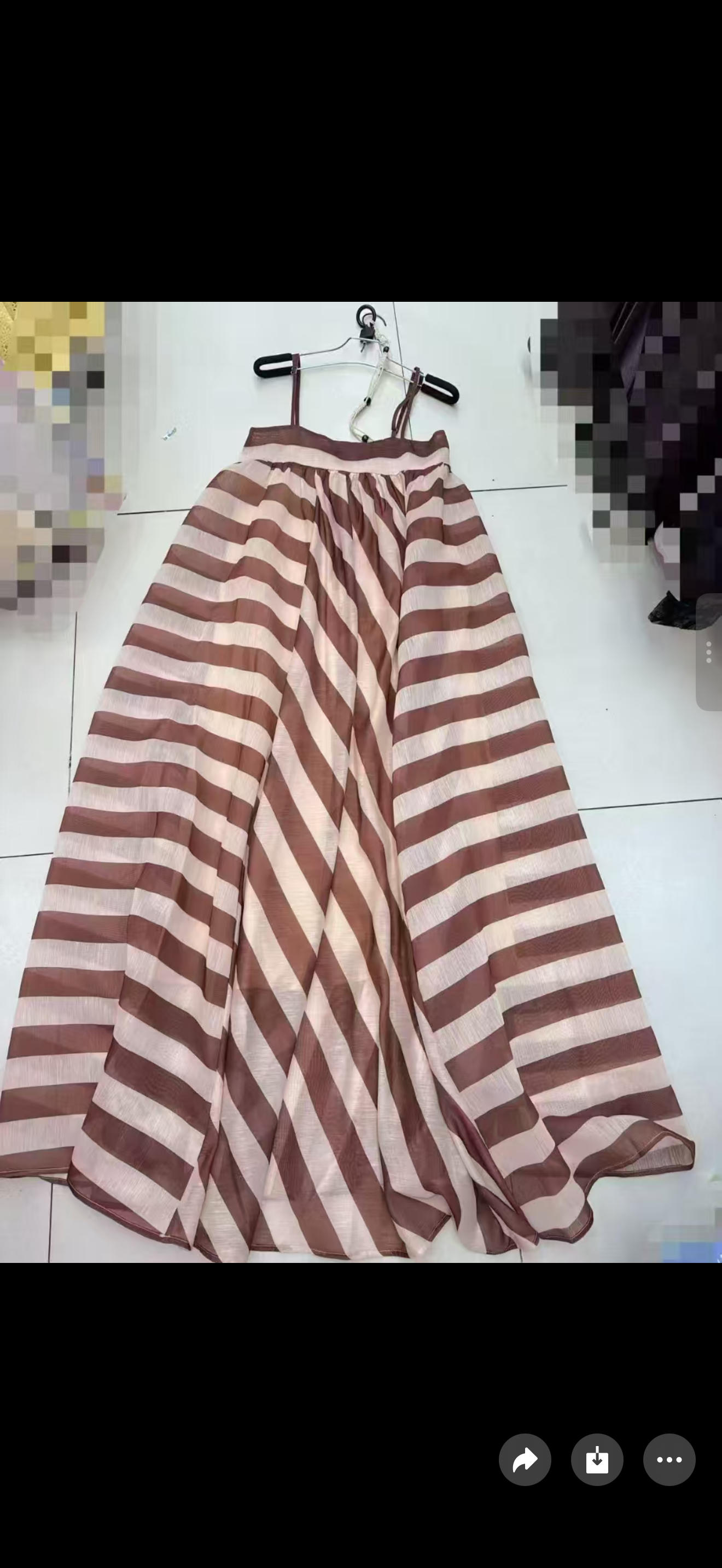 Modern Muse Black & White Striped Maxi Dress