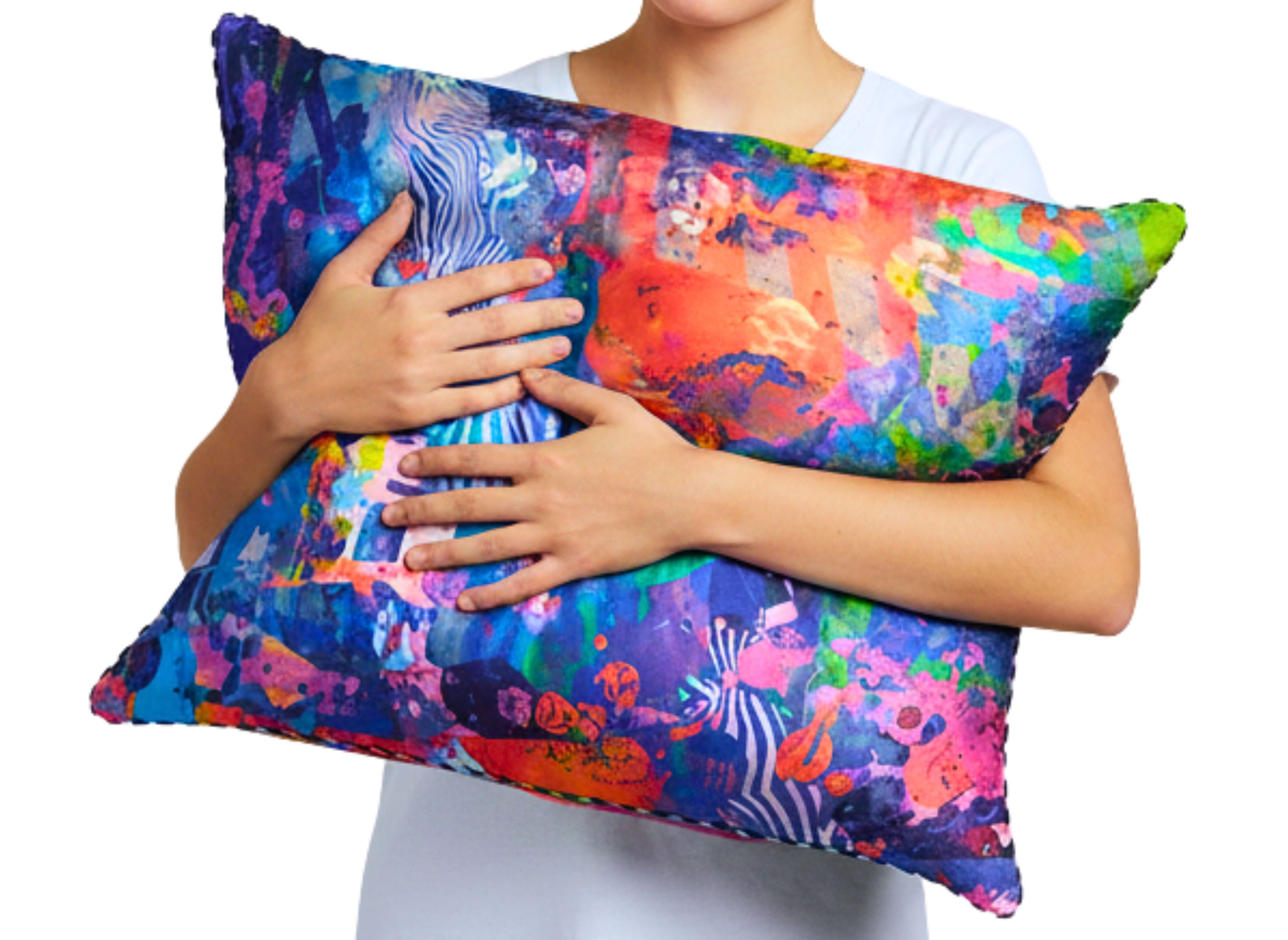 100% 3 Piece Silk Sleep Purple/Orange