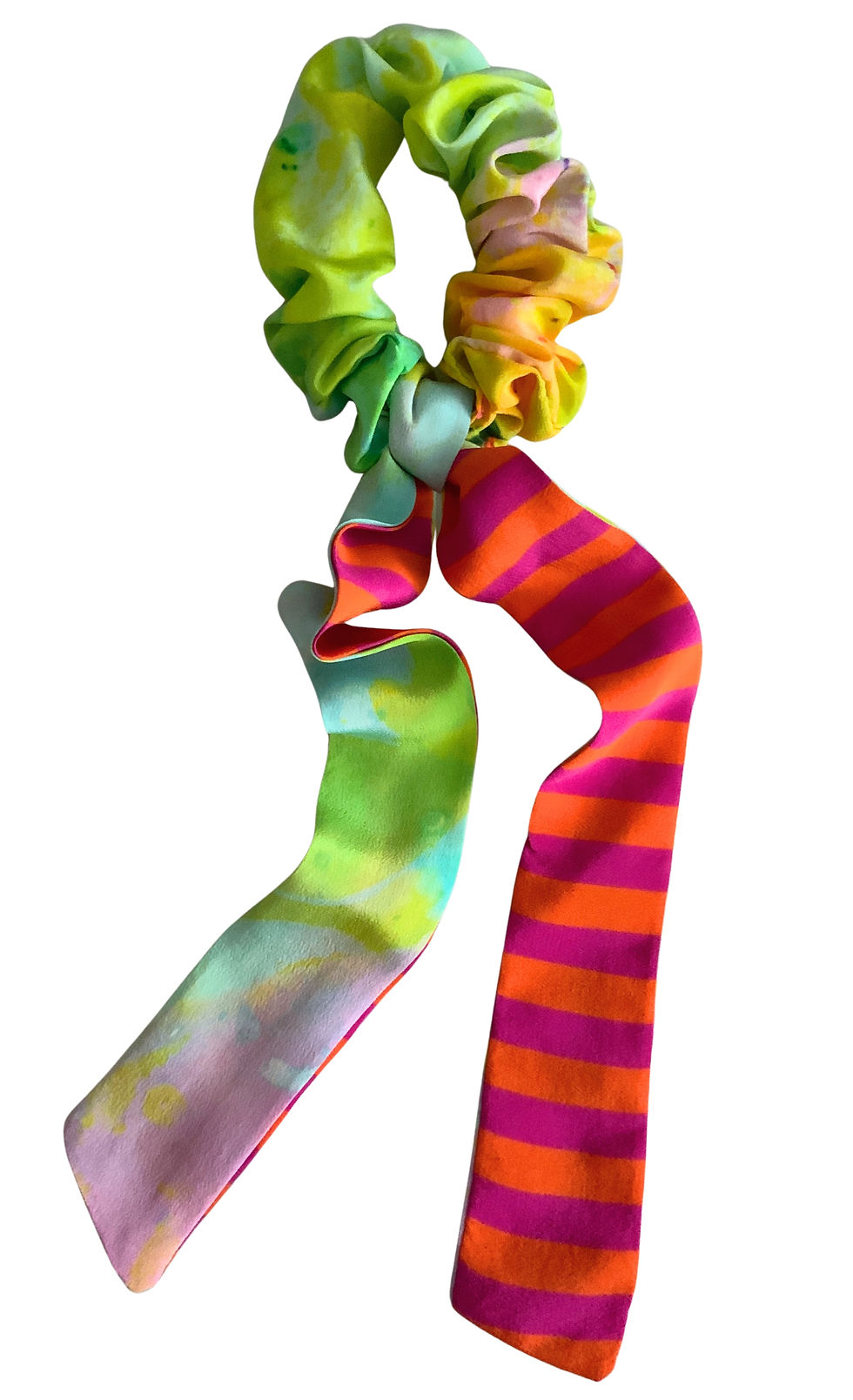 Thumbnail: Clare OConnor 100% Silk Scrunchie with Tails