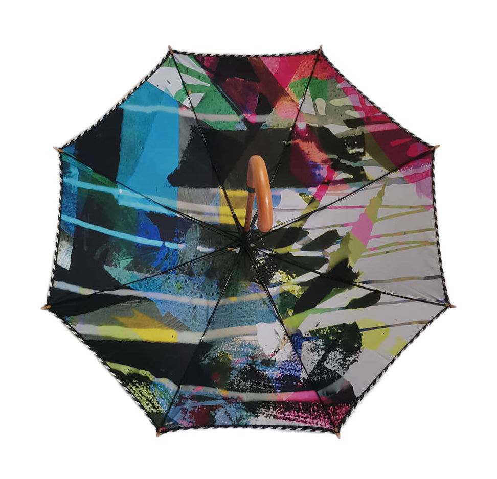 Thumbnail: Eco - Friendly Long Style Umbrella Black