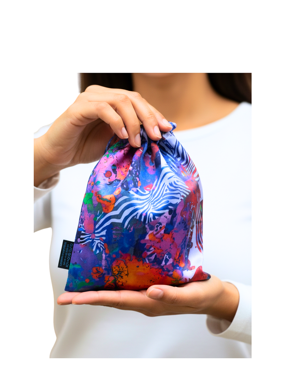 Thumbnail: 100% 3 Piece Silk Sleep Purple/Orange