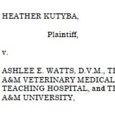 Ashlee E. Watts  TAMU