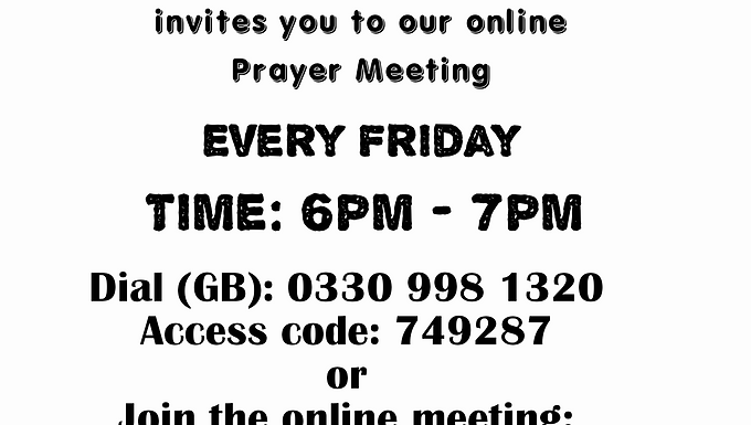 Prayer meeting