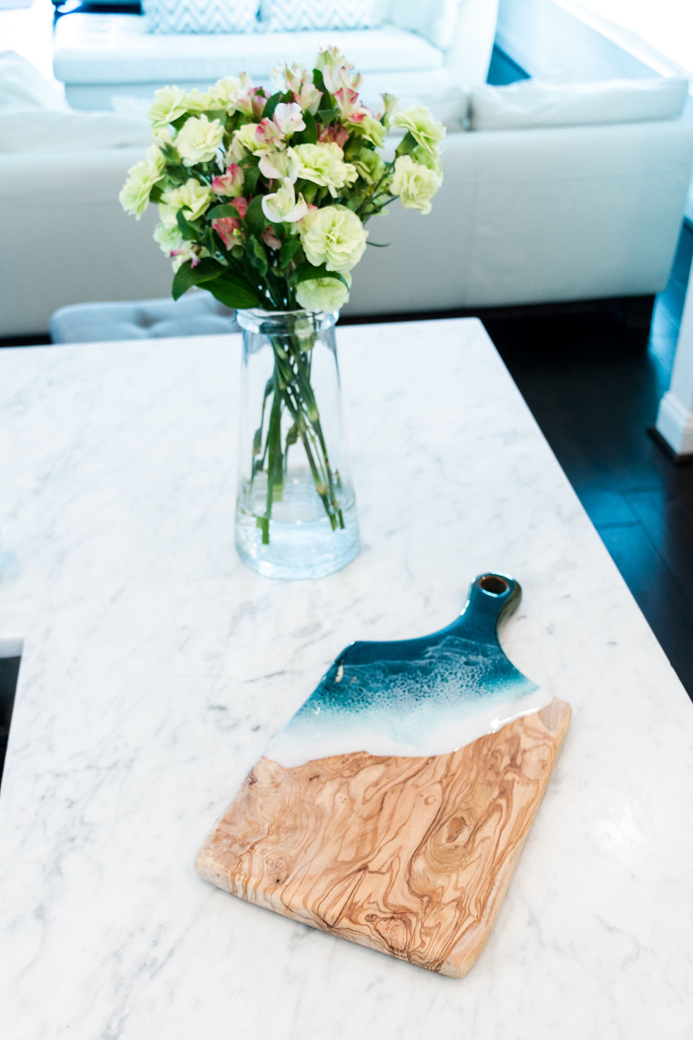 Thumbnail: Olive Wood Charcuterie Board - 18x9 [double layer]