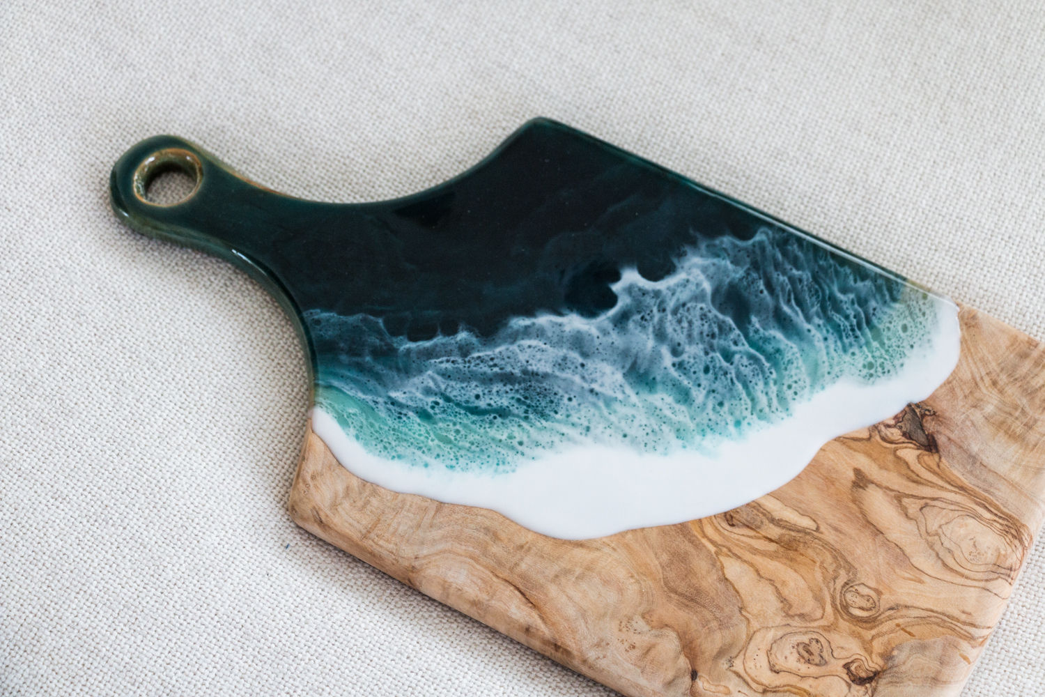 Olive Wood Charcuterie board - 18x9