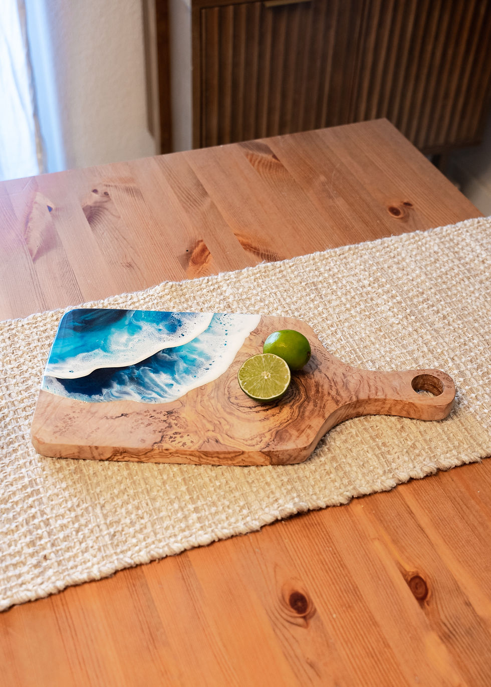 Thumbnail: Olive Wood Charcuterie Board - 18x9 [double layer]