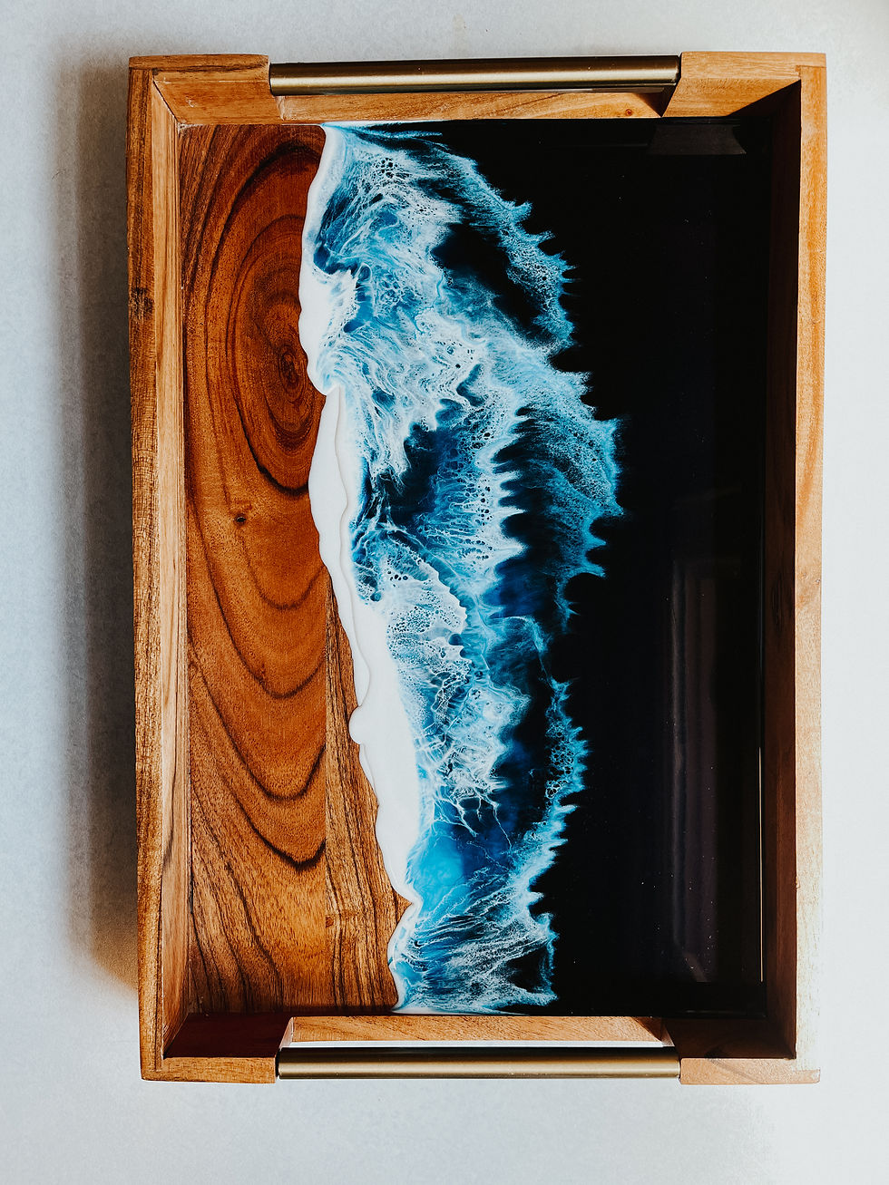 Thumbnail: Acacia Wood Serving Tray - 12x18 [2 layers]