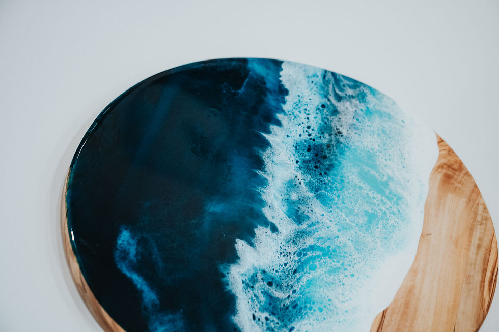Thumbnail: Olive Wood Charcuterie board circle - 12"