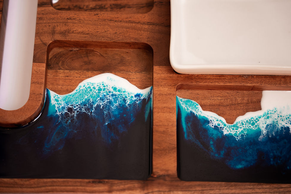 Thumbnail: Acacia Wood Serving Tray with Bowl