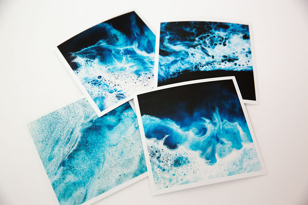 Thumbnail: Virginia Beach Ocean Art Postcard Prints | 5x5