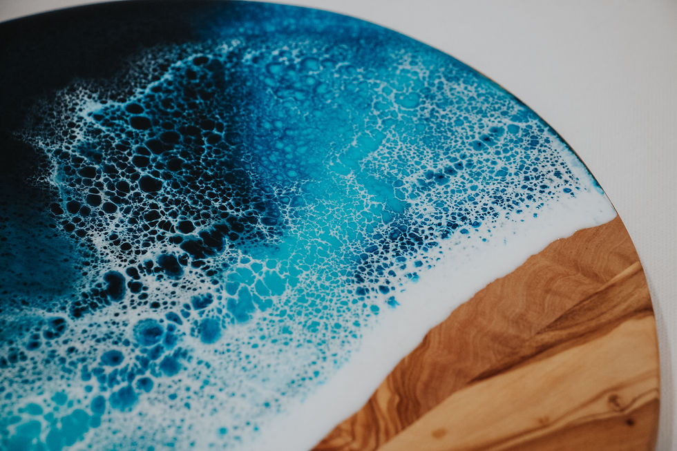 Thumbnail: Olive Wood Charcuterie board circle - 12"