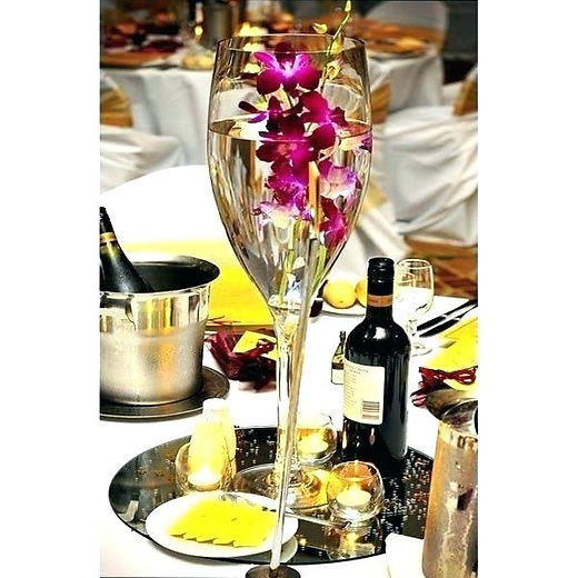 Giant Wine Vase Centerpiece | BeeZees Creations