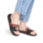 Thumbnail: CaliFla Removable-Strap Slide Sandals