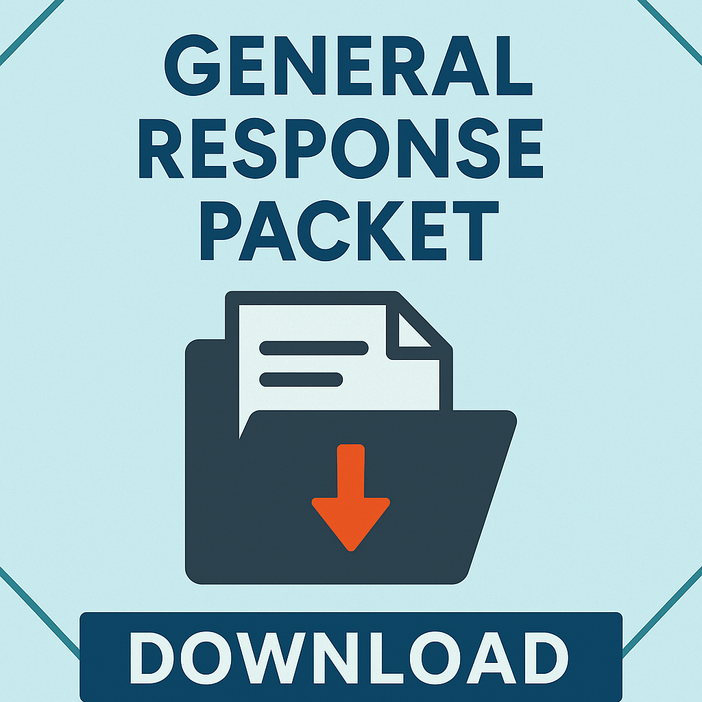 General Response Packet – FCSS Form Bundle