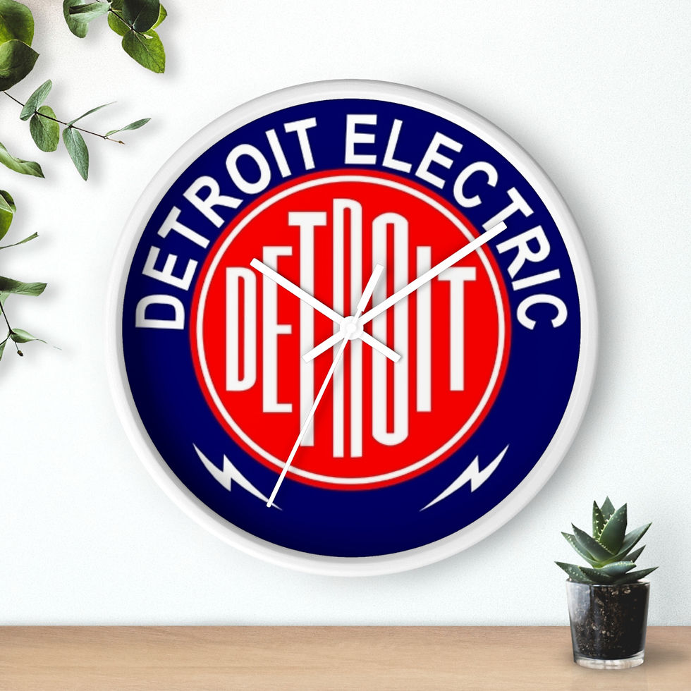 Thumbnail: Detroit Electric Detroit Wall Clock