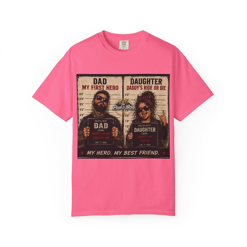 Thumbnail: My First Hero — Dad & Daughter Matching T-Shirt
