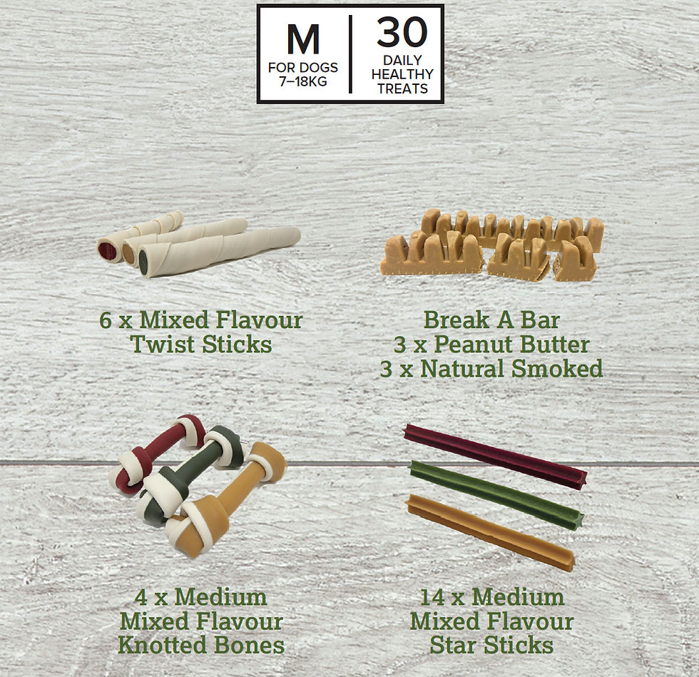 Thumbnail: A Box of Mixed Mak's Patch Dog Treats