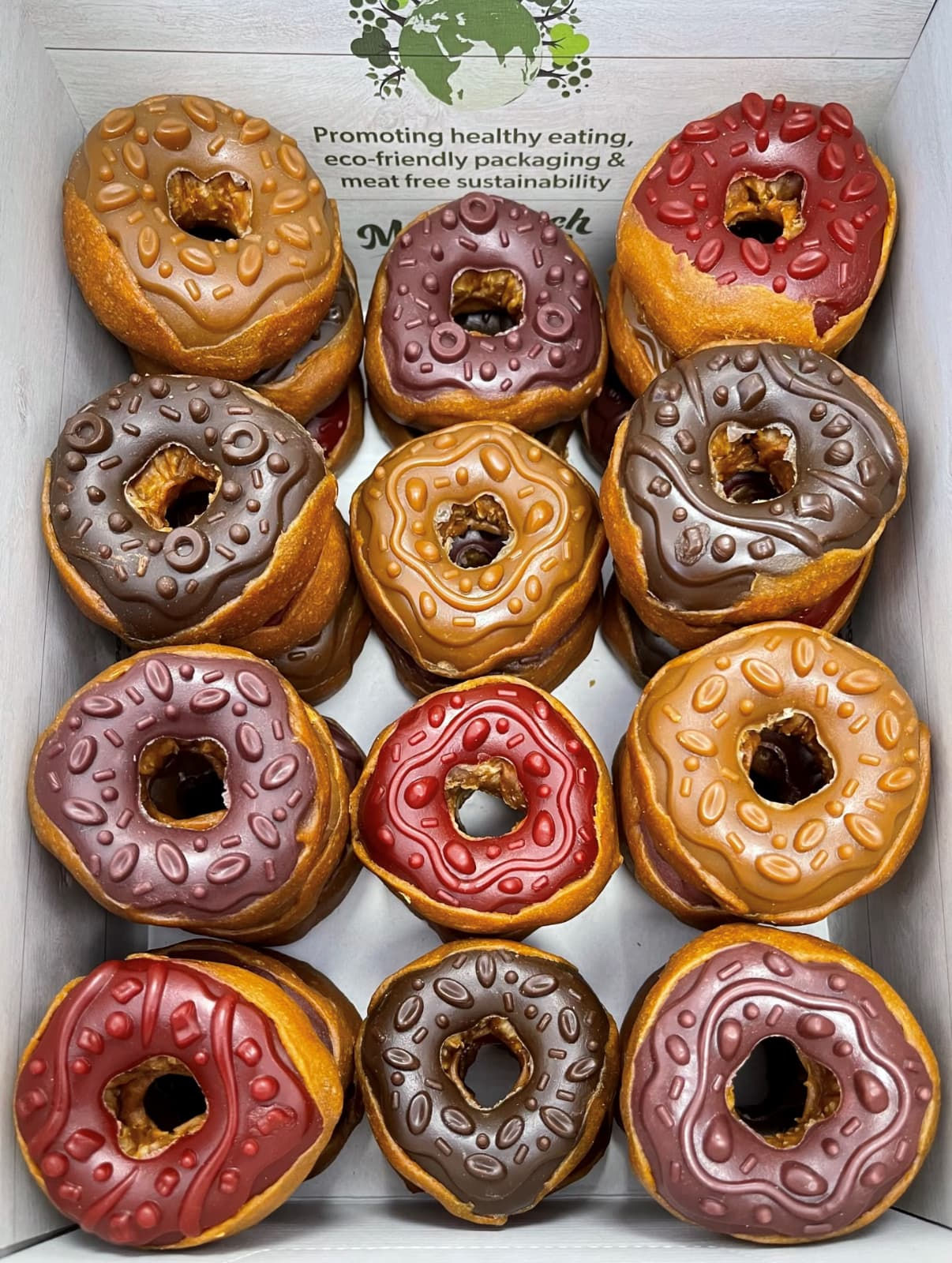 "NEW" Maks'Patch Doggy Donuts x 4 flavours