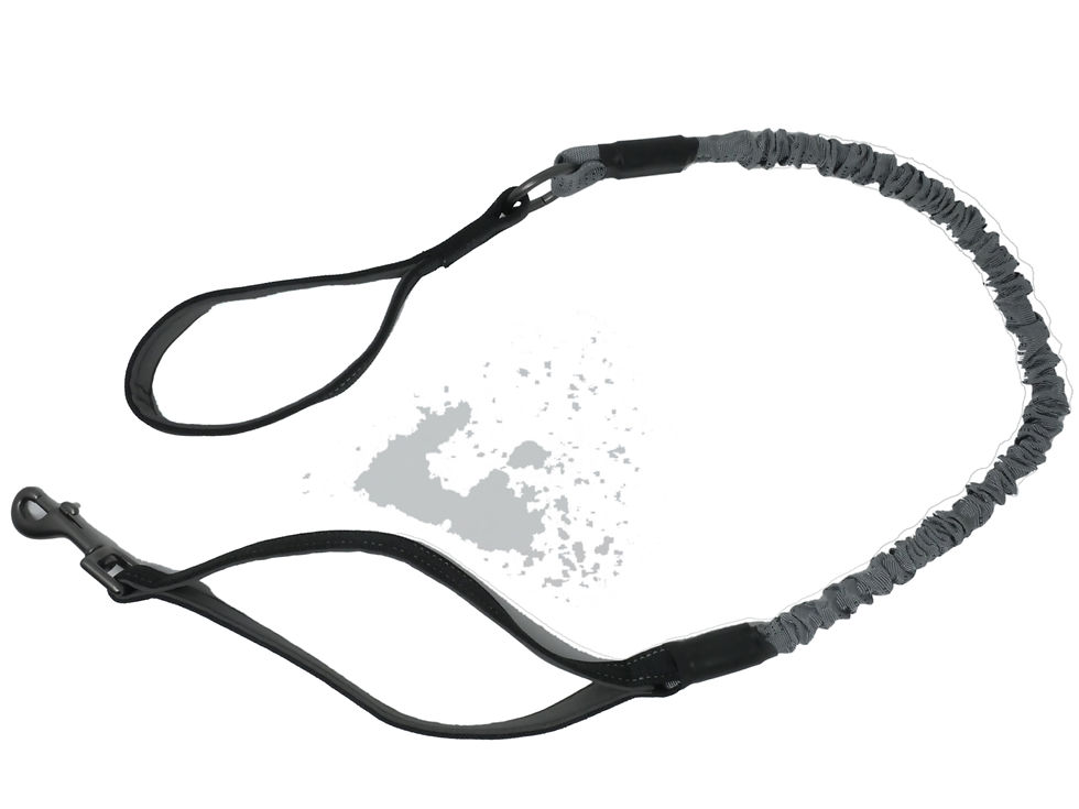 Thumbnail: Miro & Makauri - Anti Shock Bungee Lead with Traffic Grip 115cm