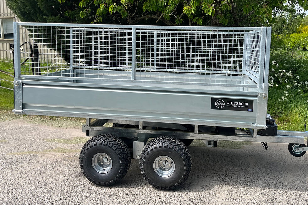 Thumbnail: ATV Flatbed Tipper With Sides