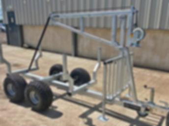 lumberjack is a heavy duty log trailer