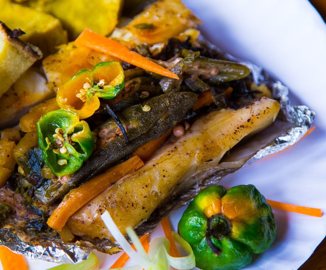 Arranged Food and Objects