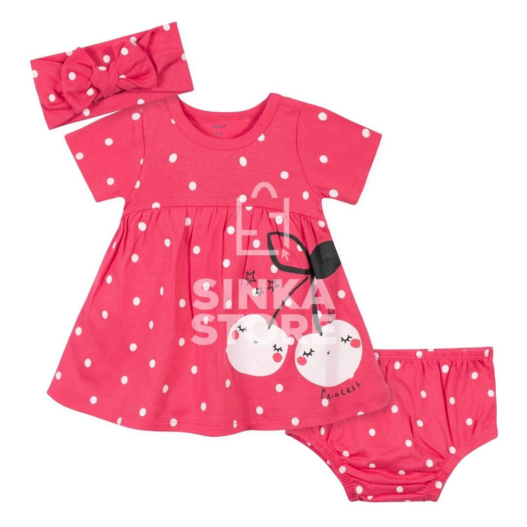 Vestido 3 pcs - cereza