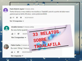 33 RELATOS sobre TADALAFILA